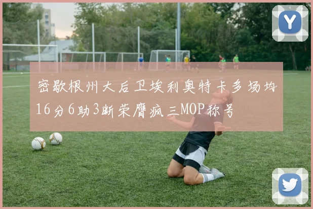 密歇根州大后卫埃利奥特卡多场均16分6助3断荣膺疯三MOP称号
